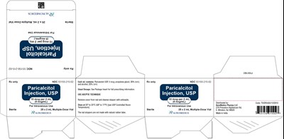 PACKAGE LABEL-PRINCIPAL DISPLAY PANEL – 10 mcg/2 mL (5 mcg/mL) [Multi Dose Vial] - Container Label - paricalcitol fig8