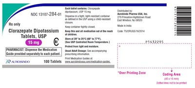 clorazepate-fig3.jpg PACKAGE LABEL-PRINCIPAL DISPLAY PANEL - 7.5 mg (100 Tablets Bottle) - clorazepate fig3
