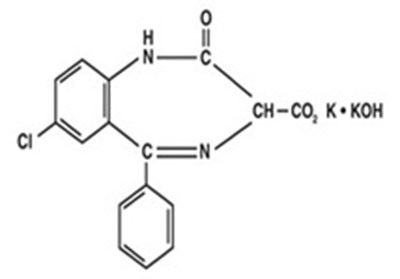 clorazepate-str.jpg CHemical Structure - clorazepate str