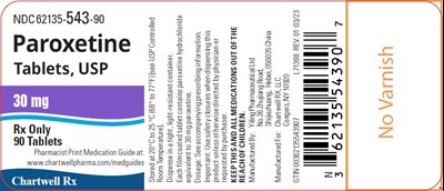 image description - peroxetine tab 30mg