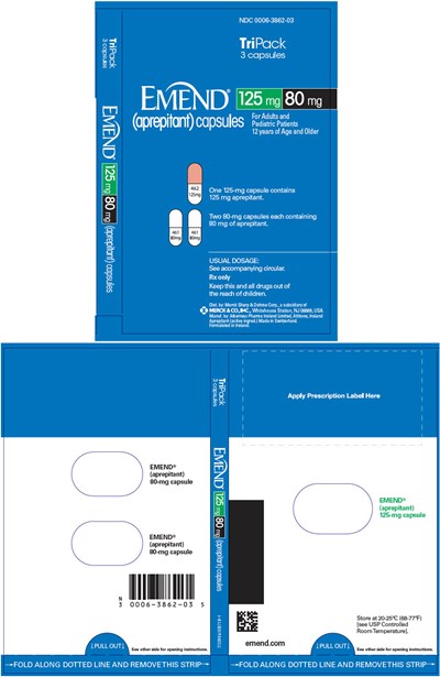 PRINCIPAL DISPLAY PANEL - 3 Capsule Kit Carton - emend 21