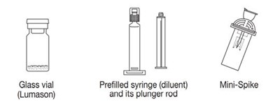 Glass Vial Spike Syringe And Rod