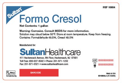 formocresol-02.jpg PRINCIPAL DISPLAY PANEL - 1 Gallon Bottle Label - formocresol 02