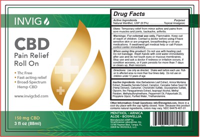 cbd-01.jpg PRINCIPAL DISPLAY PANEL - 88 ml Bottle Label - cbd 01
