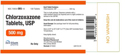 Chlorzoxazone 100 counts