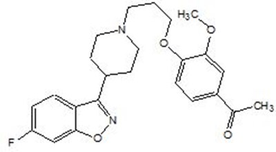 FANAPT structural formula - fanapt figure 02