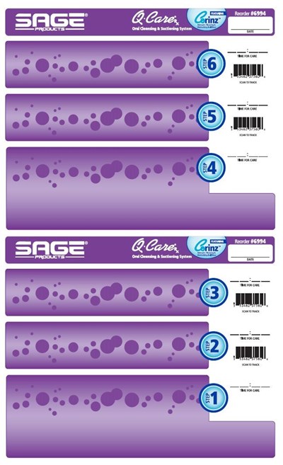 QCare Oral Cleansing & Suctioning System - qcare film