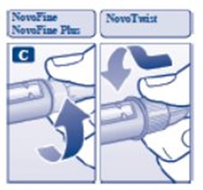 Screw The Needle Onto Your Novolin N Flexpen. (Image 19)