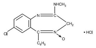 Chemical Structure 1 (Chlordiazepoxide 01)