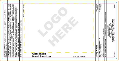 YML GEL HAND SANITIZER UNSCENTED - YML 9F018 2 REV 1