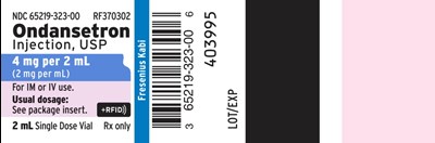 Package Label (PRINCIPAL DISPLAY – Ondansetron Injection, USP – Vial Label)