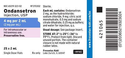 Package Label (PRINCIPAL DISPLAY – Ondansetron Injection, USP – Tray Label)