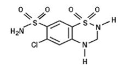 Structural Formula (Valsartan And Hctz Tabs 8)
