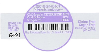 Principal Display Panel (5 mL Cup Label)