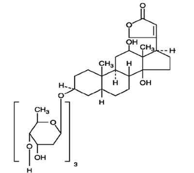 Chemical Structure (Digoxin Injection Usp 1)