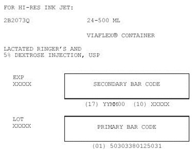 Lactated Ringer's And 5% Dextrose Injection Usp Carton Label (Image 03)