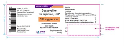 100 mg Per Vial Container Label (8049ec7f 3874 4527 8688 E3957ba917e8 02)