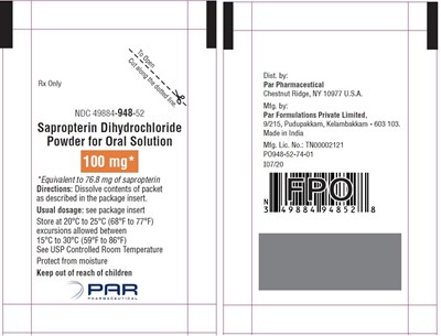 Sapropterin (Sapropterin Dihydrochloride Powder For Oral Soluti 12)
