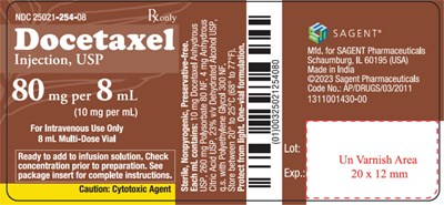 Package Label – Principal Display Panel – Vial Label (Doc0b 0000 12)