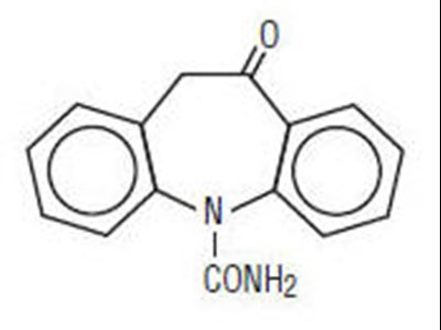 Chemical Structure - oxcarbazepine 01