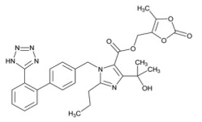 Olmesartan-structure (Olmesartan Struture)
