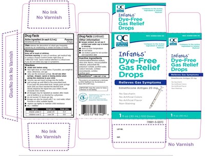 Quality Choice Infants Dye Free Gas Relief Simethicone 20 mg (766df30mylfc)