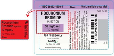 5 mL Vial Label (Rocuronium Bromide Injection 5)