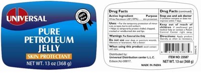 petroleum-jelly-01.jpg PRINCIPAL DISPLAY PANEL100% PURE PETROLEUM JELLYNet Wt. 8 fl. oz. (250g) 8 onzas - petroleum jelly 01