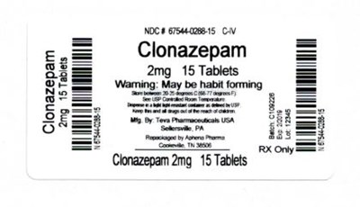 Bottle Label 2mg (67544 288 15)