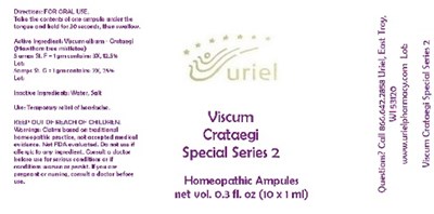 ViscumCrataegiSpecialSeries2Ampules - ViscumCrataegiSpecialSeries2Ampules