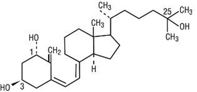 Structural Formula For Calcitriol (Image 1)