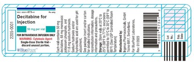 Vial Label Decitabine For Injection 50 mg Per Vial (4457c19b 7d9c 459c Aa9b 94a38654a16e 02)