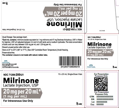 Principal Display Panel – 20 mg Per 20 mL Carton (Mil02 0002 05)