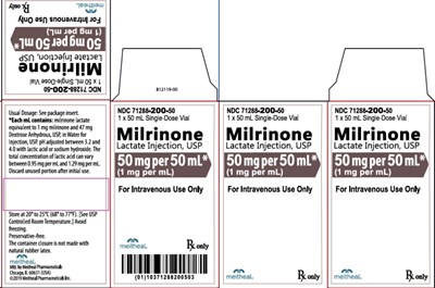 Principal Display Panel – 50 mg Per 50 mL Carton (Mil02 0002 07)