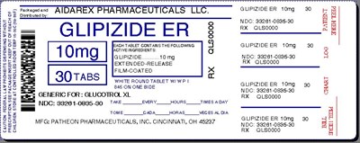 Image Label (Glipizide Er 5mg 10mg Tab For Patheon 3)