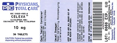 image of 10 mg package label - 4985