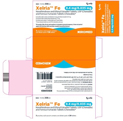 Norethindrone And Ethinyl Estradiol Chewable Tablets And Ferrous Fumarate Chewable Tablets 0.4 mg/0.035 mg Carton Label (Image 05)