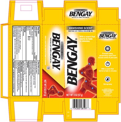 bengay-01.jpg PRINCIPAL DISPLAY PANEL - 57 g Tube Carton - bengay 01