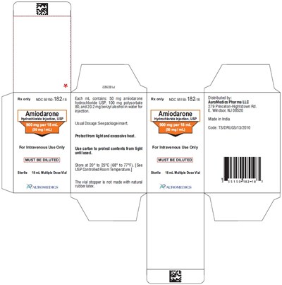 amiodarone-fig6.jpg PACKAGE LABEL-PRINCIPAL DISPLAY PANEL - 900 mg per 18 mL (50 mg / mL) Container-Carton (1 Vial) - amiodarone fig6