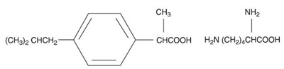 Structural Formula (Ibuprofen Lysine Injection 1)