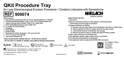 Qkit Procedure Trayndc # 59365-9074-1 (Qkit 04)