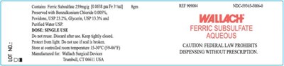 Principal Display Panel8gm Ndc 59365-5006-0ferric Subsulfateaqueous (Qkit 06)