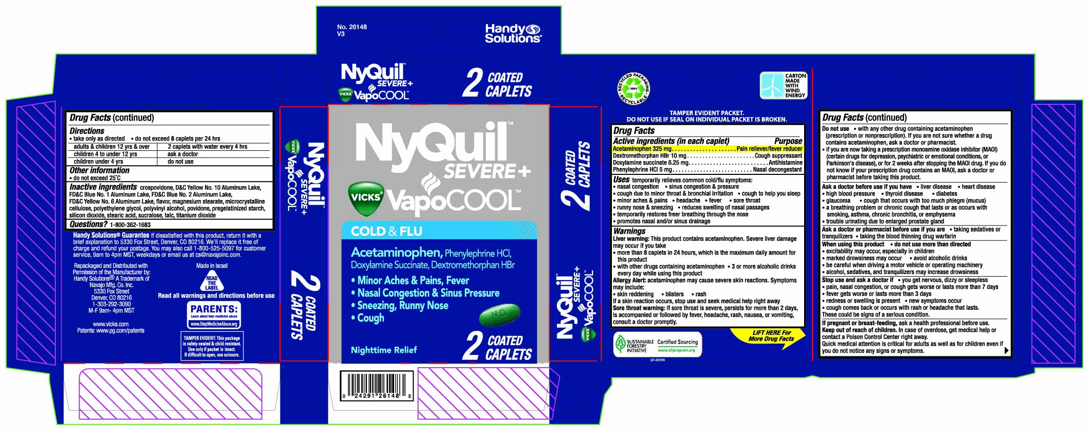 Nyquil Severe Images Acetaminophen, Dextromethorphan Hydrobromide