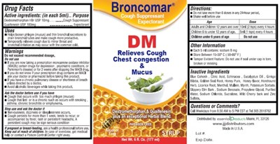 Broncomar DM Label - broncomardm