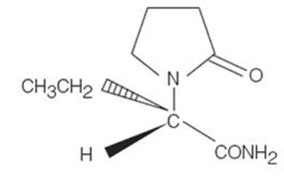 Structural Formula - Levetiracetam figure 01