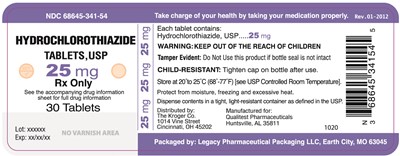 Hydrochlorothiazide Tablets 25mg Kroger Label - hydrochlorothiazide tablets 2