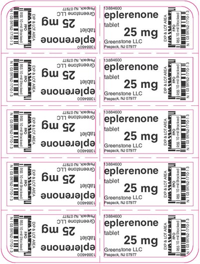 eplerenone-08.jpg PRINCIPAL DISPLAY PANEL - 25 mg Tablet Blister Pack - eplerenone 08