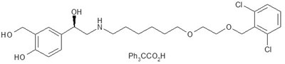 Vilanterol Trifenatate Chemical Structure (Umeclidinium Vilanterol Ellipta Spl Graphic 02)