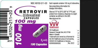 retrovir-spl-graphic-02.jpg Retrovir capsule 100 mg 100 count label - retrovir spl graphic 02