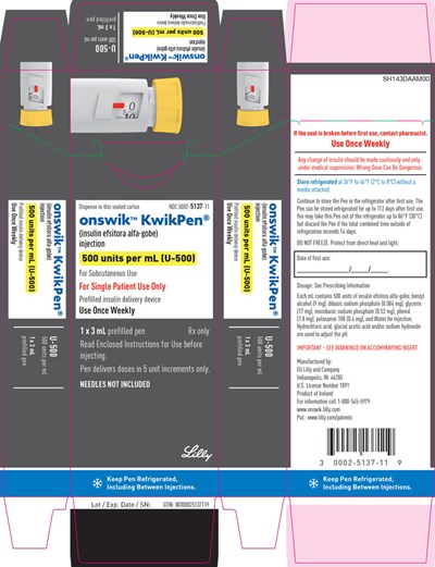 Package Carton – Onswik Kwikpen U-500 Carton (Onswik U500 Kpen 143 00)